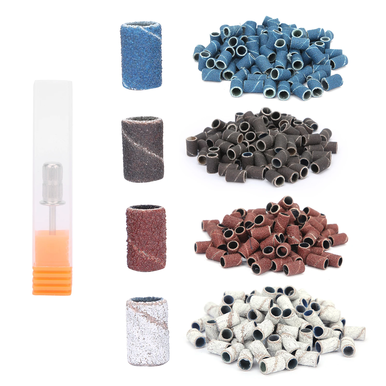 400pcs Manicure Pedicure Nail Art Sanding Bands 80# 120# 180# 240# Grit with Shaft
400pcs Manicure Pedicure Nail Art Sanding Bands 80# 120# 180# 240# Grit with Shaft