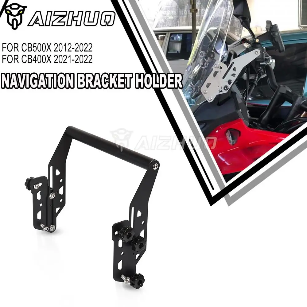 

For HONDA CB400X 2021-2022 CB500X 2012-2022 Motorcycle GPS/SMART PHONE Navigation GPS Plate Bracket Adapt Holder CB 400X 500X