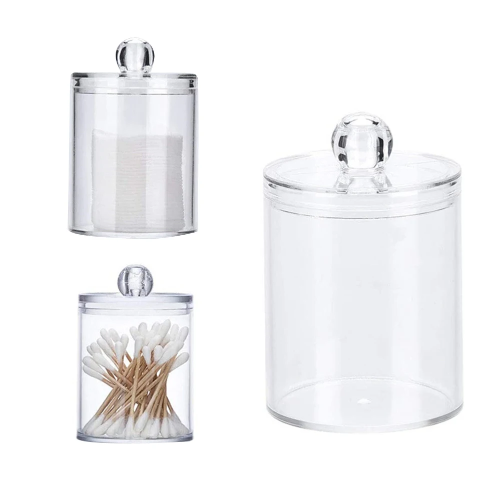 Cotton Swabs Jewelry Storage Box High Transparent Cleansing Cotton Storage Jar Cosmetics Organizer Lipstick Holder Storage Box
Cotton Swabs Jewelry Storage Box High Transparent Cleansing Cotton Storage Jar Cosmetics Organizer Lipstick Holder Storage Box