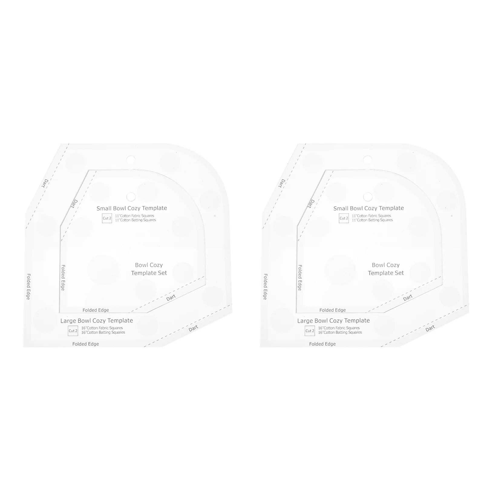 Bowl Template Cozy Sewing Templates Acrylic Pattern Quilting Wrap Ruler Cutting Fold Cut Soup Microwave Plate Diy Set Stencils
Bowl Template Cozy Sewing Templates Acrylic Pattern Quilting Wrap Ruler Cutting Fold Cut Soup Microwave Plate Diy Set Stencils