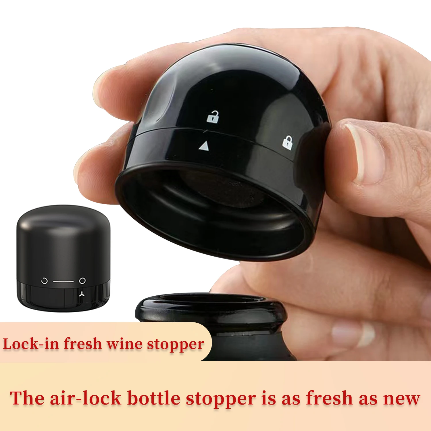 Vacuum Red Wine Champagne Bottle Stopper Set Sealed Bottle Cap Stopper Leak-proof for Wine Plug Bar Tools
Vacuum Red Wine Champagne Bottle Stopper Set Sealed Bottle Cap Stopper Leak-proof for Wine Plug Bar Tools