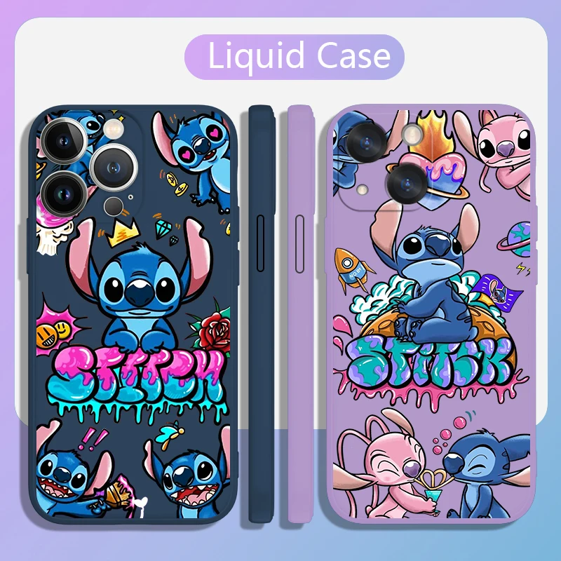 Stitch Anime Cute Art Phone Case For Apple iPhone 14 13 12 Mini 11 Pro XS MAX XR X 8 7 6S Plus Liquid Candy Color Shell Fundas
Stitch Anime Cute Art Phone Case For Apple iPhone 14 13 12 Mini 11 Pro XS MAX XR X 8 7 6S Plus Liquid Candy Color Shell Fundas
