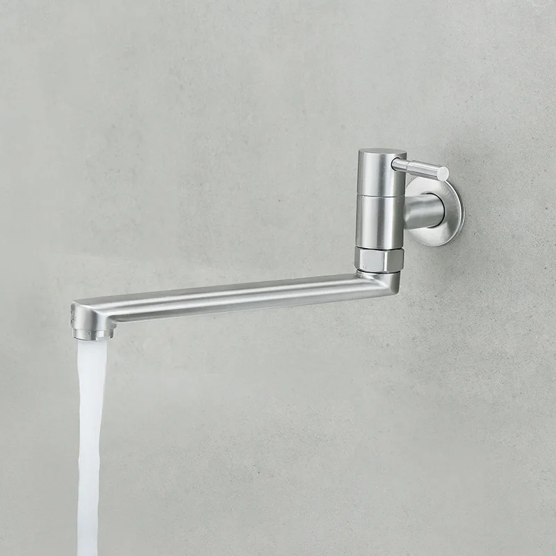 Выдвижной смеситель из нержавеющей стали 304, кухонный однорычажный смеситель для холодного балкона с защитой от брызг 
Выдвижной смеситель из нержавеющей стали 304, кухонный однорычажный смеситель для холодного балкона с защитой от брызг