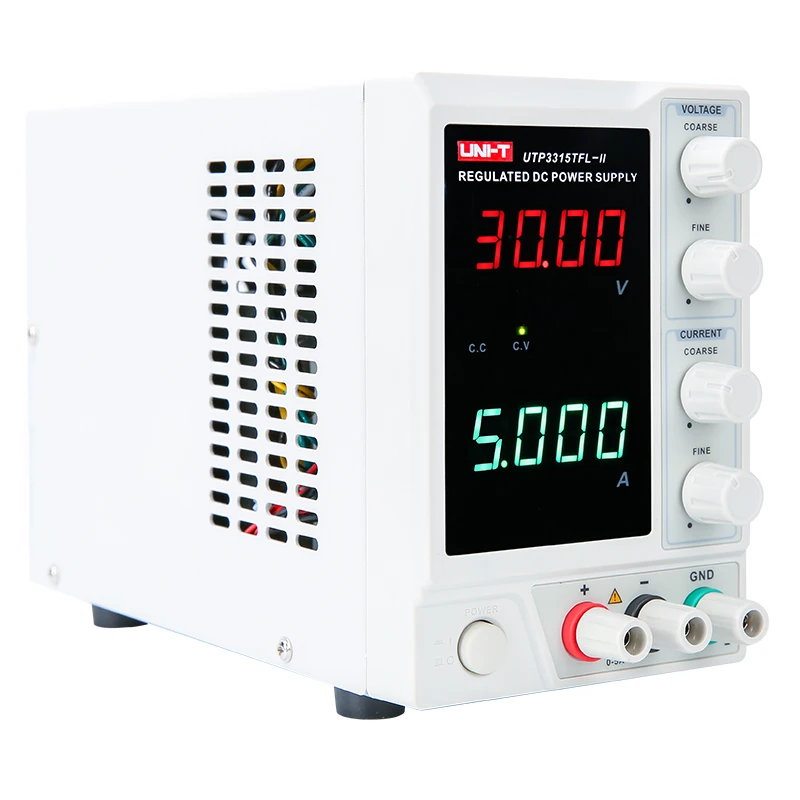 UNI-T UTP3315TFL-II регулируемые источники питания постоянного тока (4-значное напряжение и светодиодный дисплей) 0-30 в/0-5 А
UNI-T UTP3315TFL-II регулируемые источники питания постоянного тока (4-значное напряжение и светодиодный дисплей) 0-30 в/0-5 А
