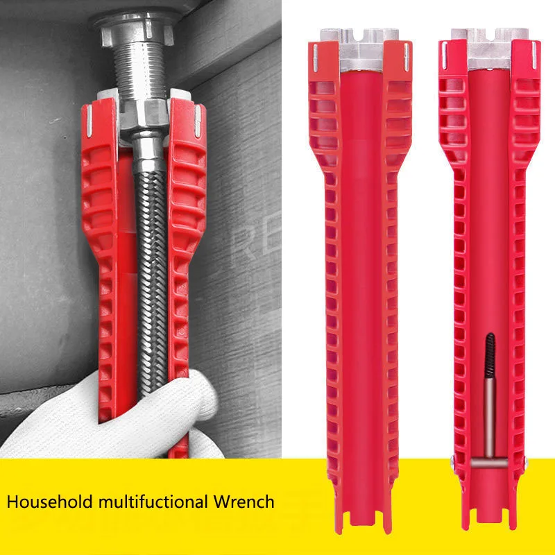 Magic Wrench 8 In 1 Sink Faucetwrench Plumbing Tools Bathroom English Key Flume Magic Wrench Multipurpose Repair Wrench Tool
Magic Wrench 8 In 1 Sink Faucetwrench Plumbing Tools Bathroom English Key Flume Magic Wrench Multipurpose Repair Wrench Tool
