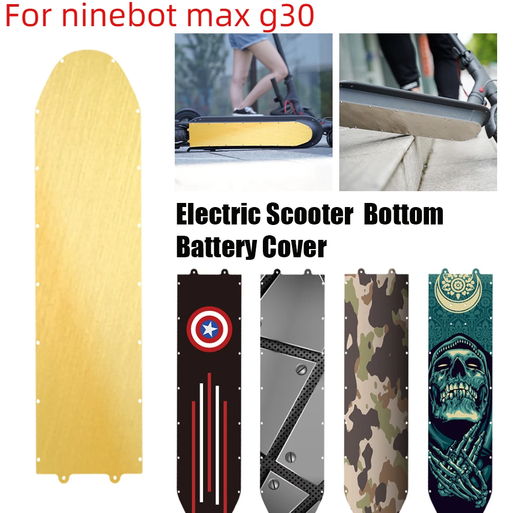 Electric Scooter Bottom Battery Cover For Ninebot MAX G30 Anti-Collision Guard Chassis Protect Stainless Steel Accessories Plate
Electric Scooter Bottom Battery Cover For Ninebot MAX G30 Anti-Collision Guard Chassis Protect Stainless Steel Accessories Plate