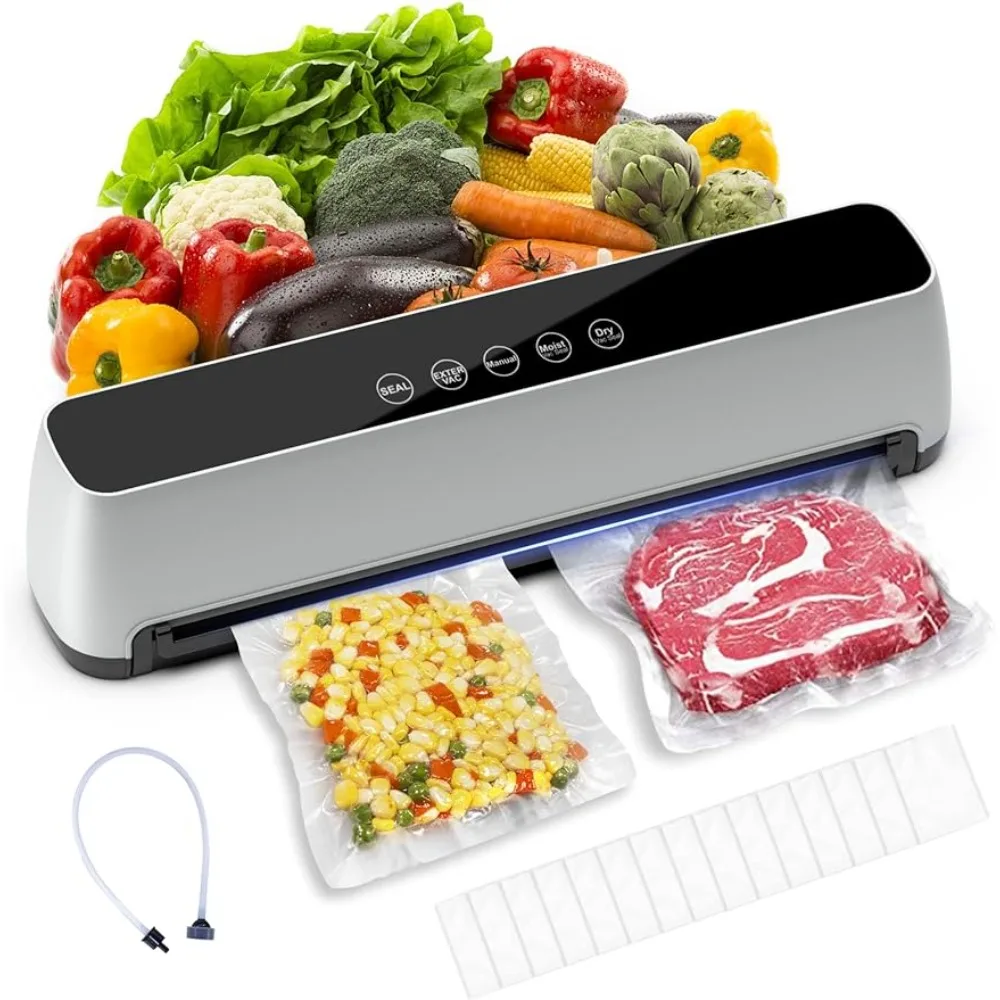 Vacuum Sealer Machine Upgraded One-Touch Full Automatic Vacuum Sealer with LED Touch Screen Indicator Lights,Air Sealing System
Vacuum Sealer Machine Upgraded One-Touch Full Automatic Vacuum Sealer with LED Touch Screen Indicator Lights,Air Sealing System