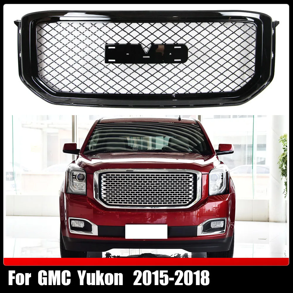 For GMC Yukon 2015-2018 Front Hood Trim Mesh Cover Bumper Grill Upper Racing Grills Radiator Grille Car Modification Parts
For GMC Yukon 2015-2018 Front Hood Trim Mesh Cover Bumper Grill Upper Racing Grills Radiator Grille Car Modification Parts