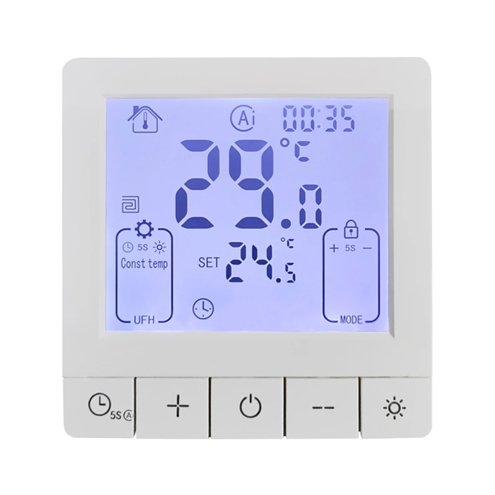 Wifi Thermostat with LCD Screen 24 Hour Timer Easy Installation Energy Efficient Perfect for Home and Office Use
Wifi Thermostat with LCD Screen 24 Hour Timer Easy Installation Energy Efficient Perfect for Home and Office Use