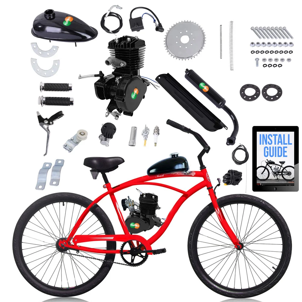Wholesale 80cc Motorized 2-Stroke Upgrade Bike Conversion Kit DIY Petrol Gas Engine Bicycle Motor Kit
Wholesale 80cc Motorized 2-Stroke Upgrade Bike Conversion Kit DIY Petrol Gas Engine Bicycle Motor Kit