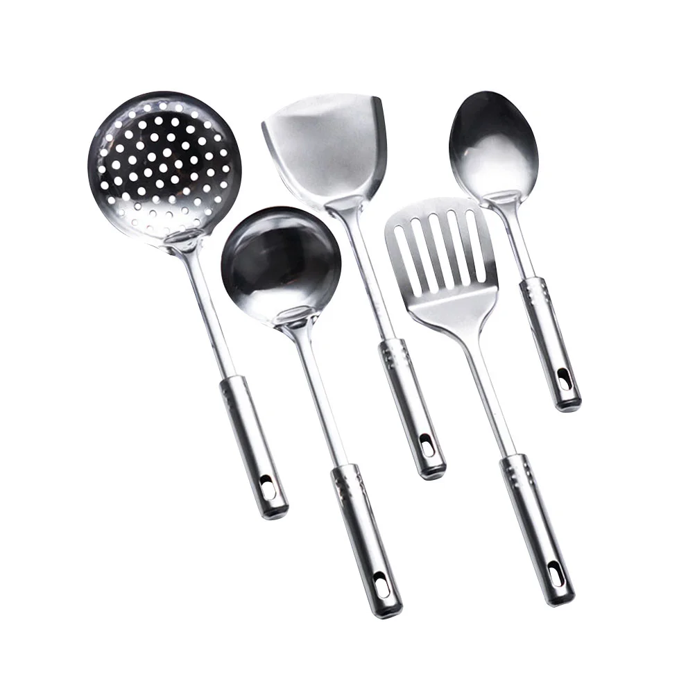 5 Pcs Multifunctional Kitchen Utensil Set Stainless Steel Spoons Shovel Spatula Cooking Tools Kitchen Supplies
5 Pcs Multifunctional Kitchen Utensil Set Stainless Steel Spoons Shovel Spatula Cooking Tools Kitchen Supplies