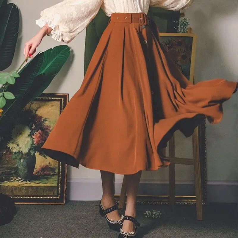 French Vintage Fairy Skirt Women Court Elegant High Waist Party Chic Skirt Solide Sashes Korean Style Y2k Clothes Summer 2021
French Vintage Fairy Skirt Women Court Elegant High Waist Party Chic Skirt Solide Sashes Korean Style Y2k Clothes Summer 2021