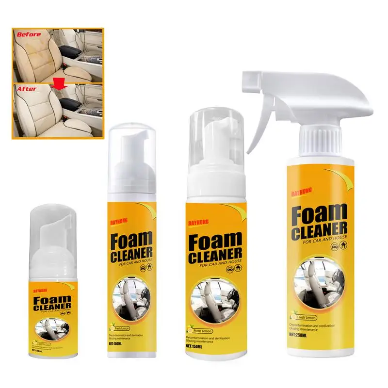 Car Interior Leather Seat Spray Foam Cleaner 30 100 150 250ml Multifunctional Foam Cleaner Car Interior Strong Decontamination
Car Interior Leather Seat Spray Foam Cleaner 30 100 150 250ml Multifunctional Foam Cleaner Car Interior Strong Decontamination