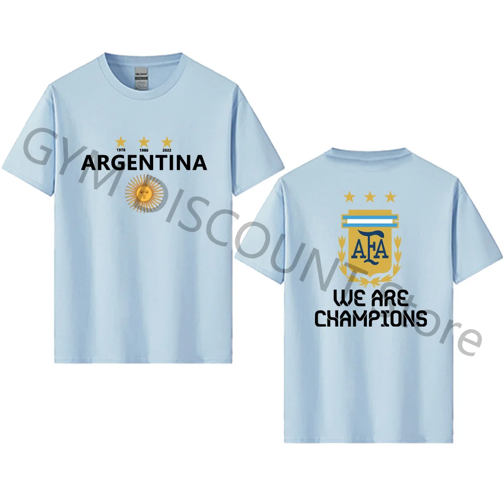 2022 Argentina Hot Sale 100% Cotton Team Jersey Men/Women Short Sleeve Uniform Tee Outdoor Quick Dry Sports T-shirt
2022 Argentina Hot Sale 100% Cotton Team Jersey Men/Women Short Sleeve Uniform Tee Outdoor Quick Dry Sports T-shirt