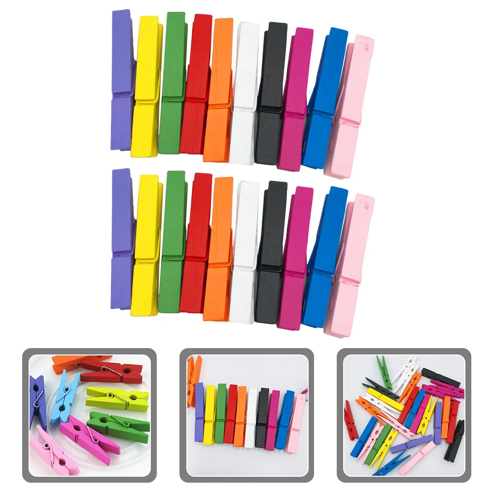 50 Pcs Clip Wooden Clips Photos Pendant Crafts Colored Clothespins Classroom Picture Pictures
50 Pcs Clip Wooden Clips Photos Pendant Crafts Colored Clothespins Classroom Picture Pictures