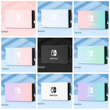 Color Faceplate Protective Cover For Nintendo Switch Charging Dock Station Decorative Replacement Front Plate Case Accessories