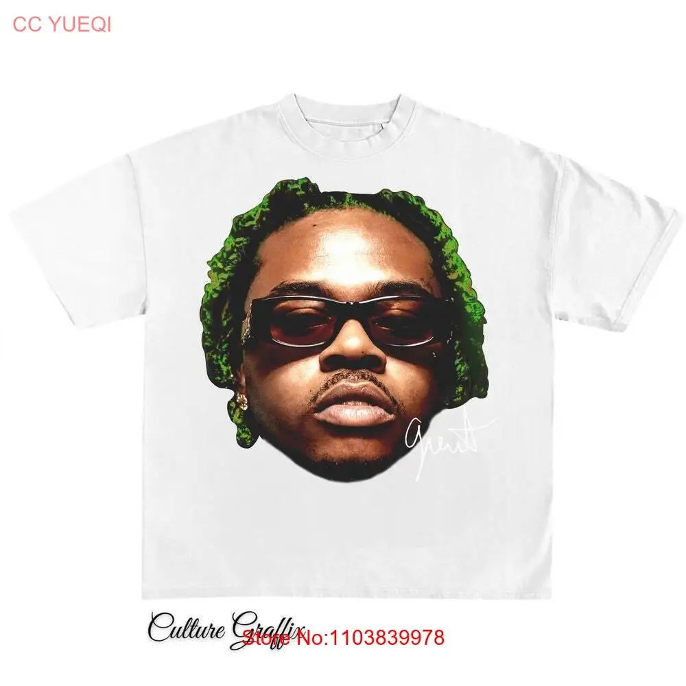 Футболка Gunna Rap White винтажная футболка в стиле рэп с графическим принтом хип-хоп