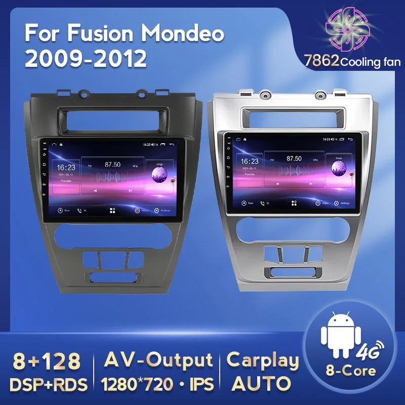 New 8+128GB 1280*720 Android 11 Car Radio Navigation GPS Player For Ford Fusion Mondeo Mustang 2009-2012 No 2Din DVD carplay 4G
New 8+128GB 1280*720 Android 11 Car Radio Navigation GPS Player For Ford Fusion Mondeo Mustang 2009-2012 No 2Din DVD carplay 4G