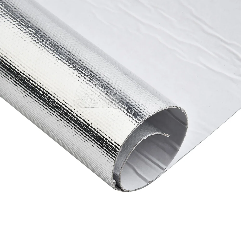 Mat Car Heat Protection Film Accessory Heat Protection 1.4mm Thickness Heat Shield Insulation Pads Silver Useful
Mat Car Heat Protection Film Accessory Heat Protection 1.4mm Thickness Heat Shield Insulation Pads Silver Useful
