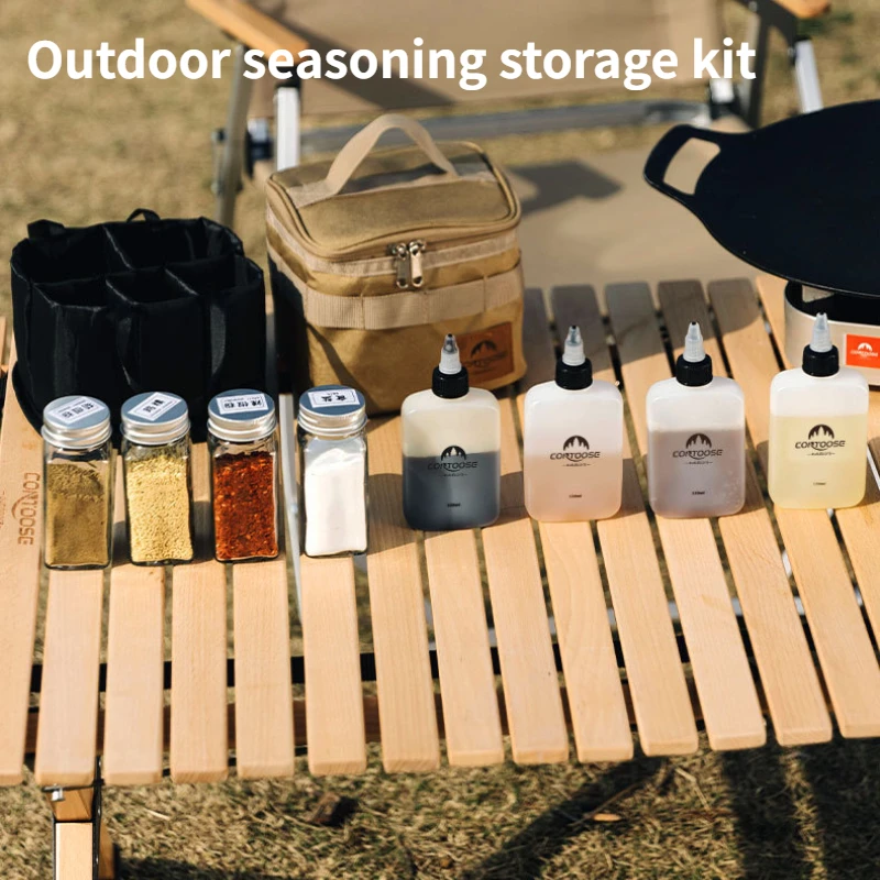 Оборудование для кемпинга, набор для хранения приправ на открытом воздухе, портативный набор бутылок для приправ, освещение для кемпинга и пикника
Оборудование для кемпинга, набор для хранения приправ на открытом воздухе, портативный набор бутылок для приправ, освещение для кемпинга и пикника