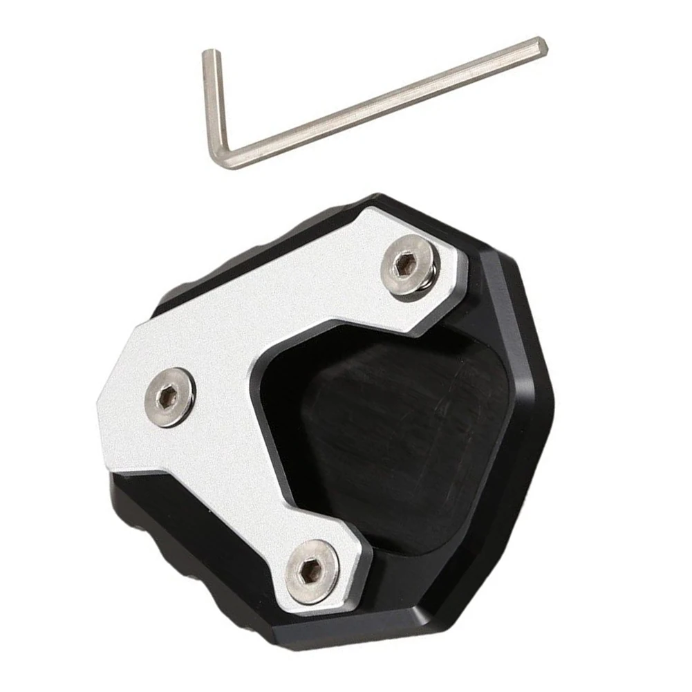 Brand New CB500X CB500X 2x Billet Aluminum Black+Silver CNC Machined Pad Plaque Pied Kickstand Stand Extension
Brand New CB500X CB500X 2x Billet Aluminum Black+Silver CNC Machined Pad Plaque Pied Kickstand Stand Extension