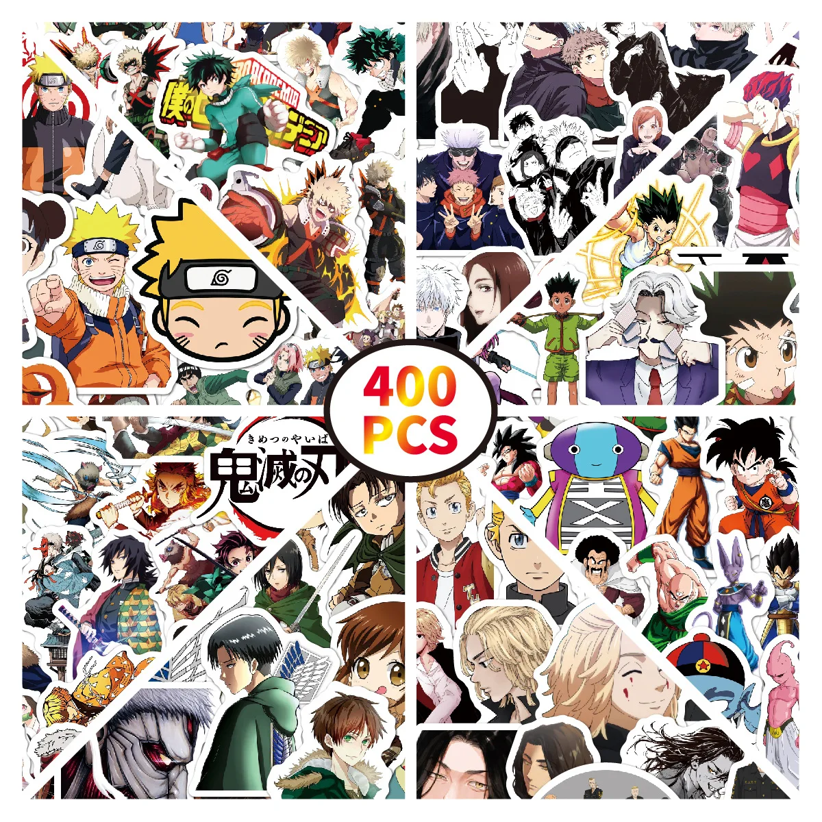 50pcs Varied Anime Stickers Demon Slayer / Full Time Hunter / Tokyo Avengers /Dragon Ball/ Naruto Stickers Cute Sticker Pack
50pcs Varied Anime Stickers Demon Slayer / Full Time Hunter / Tokyo Avengers /Dragon Ball/ Naruto Stickers Cute Sticker Pack
