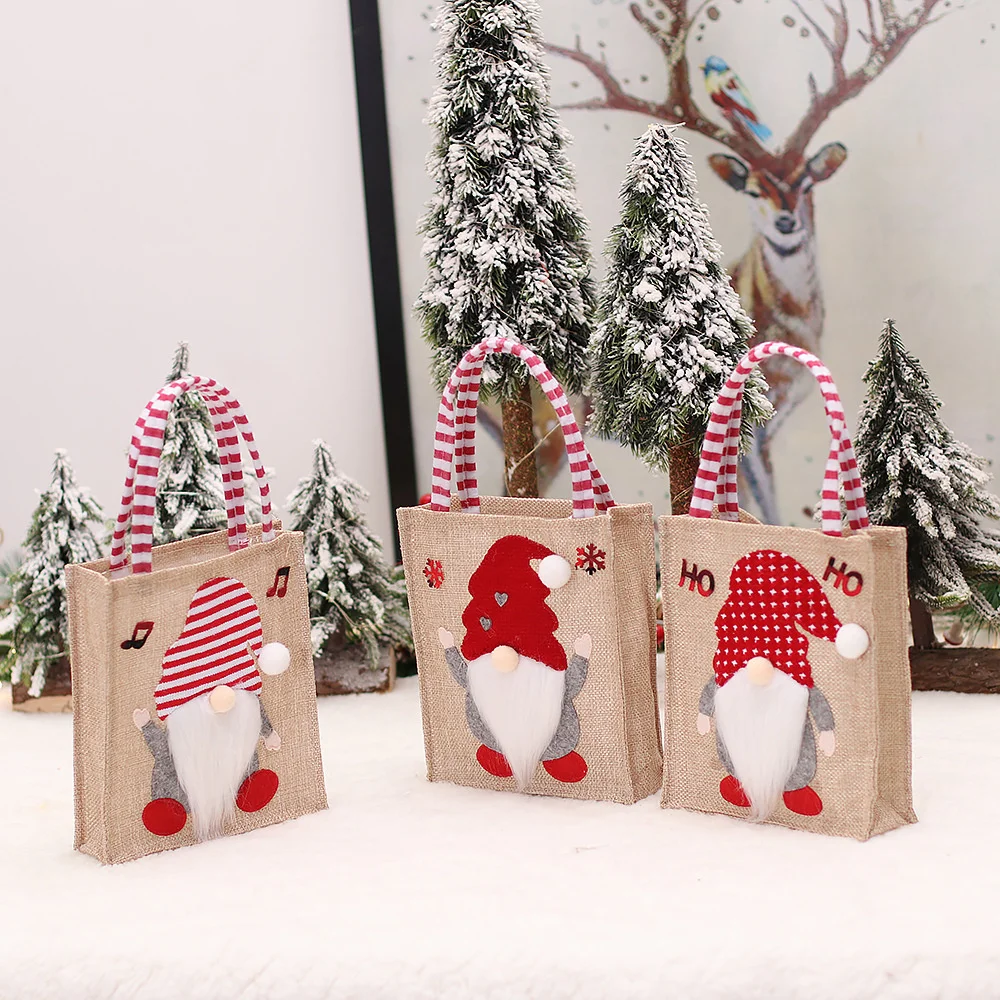 Customized Christmas Faceless Doll Linen Gift Bag Embroidered Name Forest Man Candy Bag Gift Bag Christmas Handbag for Kids
Customized Christmas Faceless Doll Linen Gift Bag Embroidered Name Forest Man Candy Bag Gift Bag Christmas Handbag for Kids