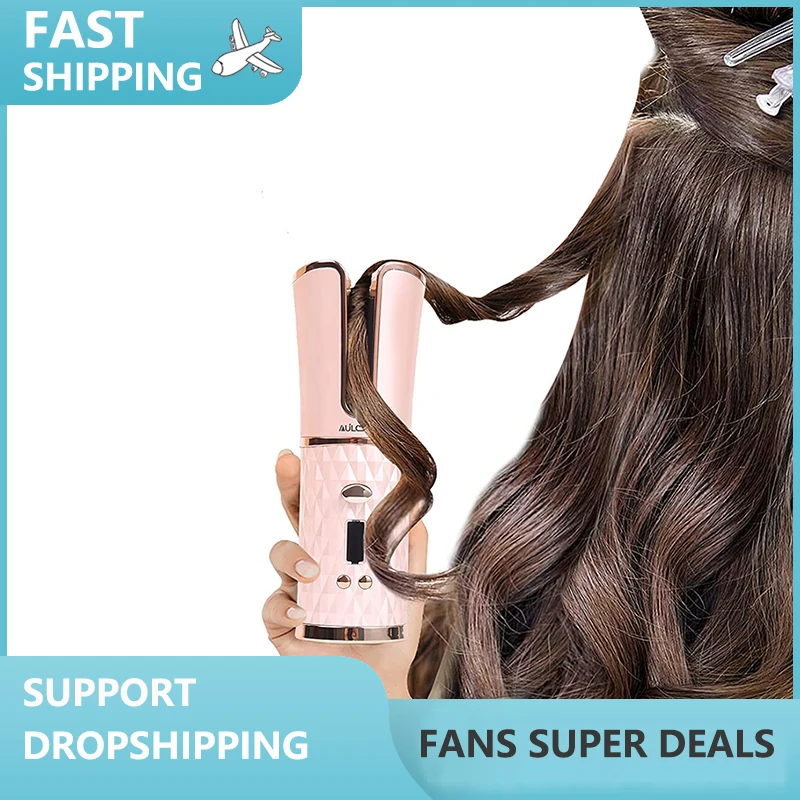 Hair Curler Wireless Curling Iron USB Rechargeable Cordless Auto Hair Curlers Waves Wand Curling Iron Portable Hair Curler
Hair Curler Wireless Curling Iron USB Rechargeable Cordless Auto Hair Curlers Waves Wand Curling Iron Portable Hair Curler