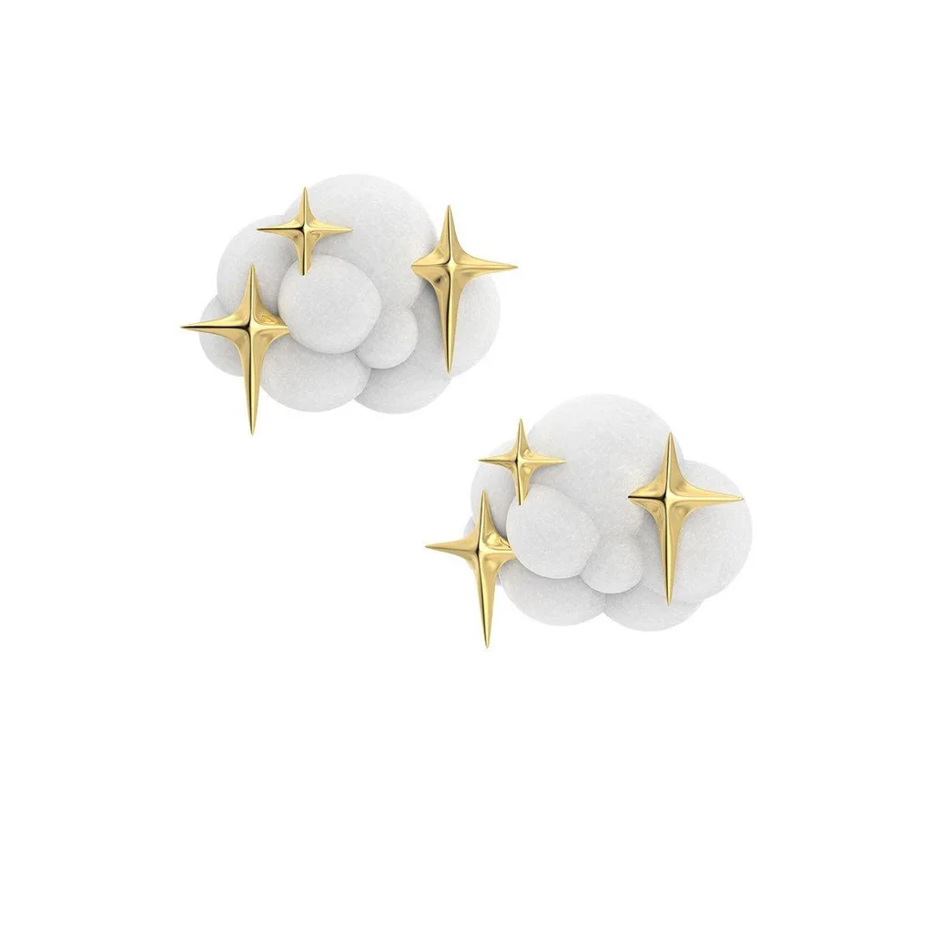 JP56 S925 silver needle Japanese and Korean style temperament design cloud earrings fashion personalized earrings
JP56 S925 silver needle Japanese and Korean style temperament design cloud earrings fashion personalized earrings