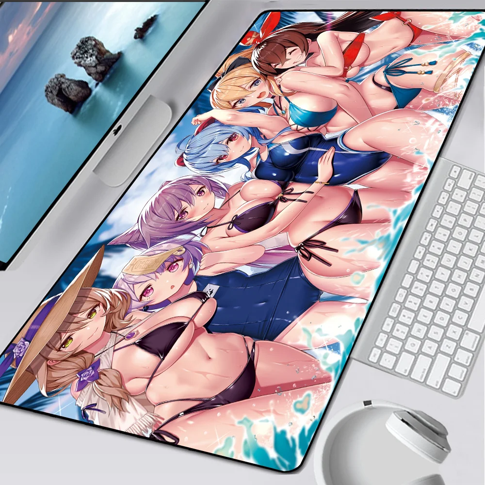 Anime Mouse Pad Office Sexy Girl Large Locking Edge Gaming Mousepad Notebook Computer Desk Play Mats 900X400mm Genshin Impact
Anime Mouse Pad Office Sexy Girl Large Locking Edge Gaming Mousepad Notebook Computer Desk Play Mats 900X400mm Genshin Impact