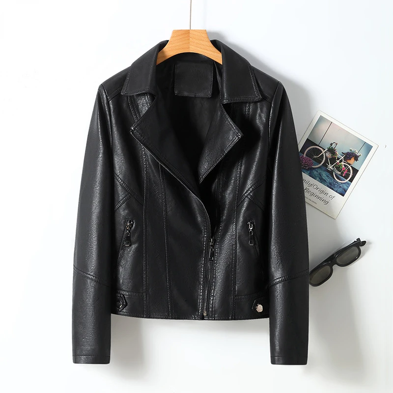 Faux Leather Jacket Women Casual PU Motorcycle Jackets Female Streetwear Coat Korean Chic For Ladies women Coat V32
Faux Leather Jacket Women Casual PU Motorcycle Jackets Female Streetwear Coat Korean Chic For Ladies women Coat V32