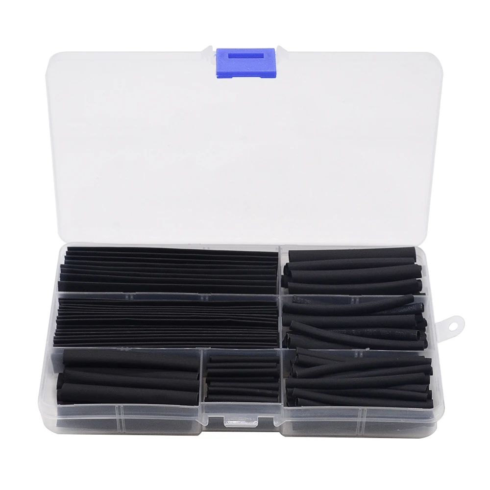 150pcs/Box 2:1 Polyolefin Heat Shrink Tubing Tube Sleeving Wire Electrical Insulation Cable Kit 8 Sizes 2-13mm
150pcs/Box 2:1 Polyolefin Heat Shrink Tubing Tube Sleeving Wire Electrical Insulation Cable Kit 8 Sizes 2-13mm