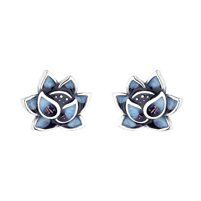 143FRZFSILVER S925 Silver Korean Fashion Trendy Luxury Color Glaze Cloisonne Lotus Earrings Charms Jewelry Girls Women Match-all
143FRZFSILVER S925 Silver Korean Fashion Trendy Luxury Color Glaze Cloisonne Lotus Earrings Charms Jewelry Girls Women Match-all
