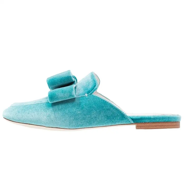 2023 New Flat Shoes Handmade, customize famous brand Blue Velvet Flats Mule Bow Square Toe Loafers for Women
2023 New Flat Shoes Handmade, customize famous brand Blue Velvet Flats Mule Bow Square Toe Loafers for Women
