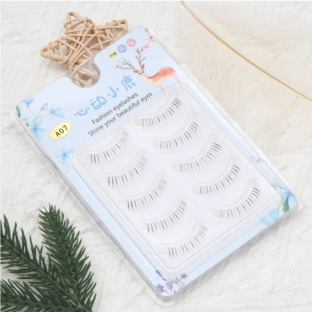 

Women Fairy Bottom Mink Lashes Wispy Enlarge Eyes False Eyelashes Full-strip Eye Lashes Makeup Tool Lower Eyelashes