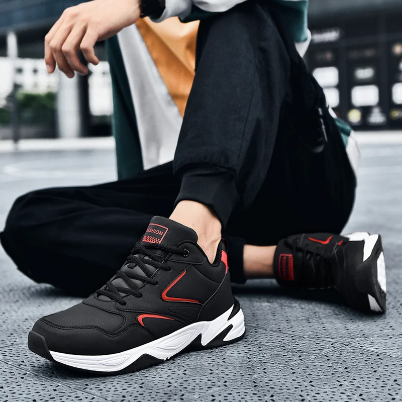 Mens Casual Sports Shoes PU Leather Waterproof Travel Trendy Shoes 2022 Tennis Shoes Couple Shoes Sneakers Plus Size 35-48
Mens Casual Sports Shoes PU Leather Waterproof Travel Trendy Shoes 2022 Tennis Shoes Couple Shoes Sneakers Plus Size 35-48