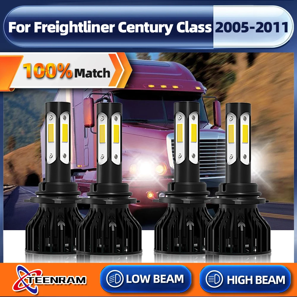 240W 40000LM Led Headlight Bulb 9005 HB3 9006 HB4 Canbus Car Light For Freightliner Century Class 2005-2007 2008 2009 2010 2011
240W 40000LM Led Headlight Bulb 9005 HB3 9006 HB4 Canbus Car Light For Freightliner Century Class 2005-2007 2008 2009 2010 2011