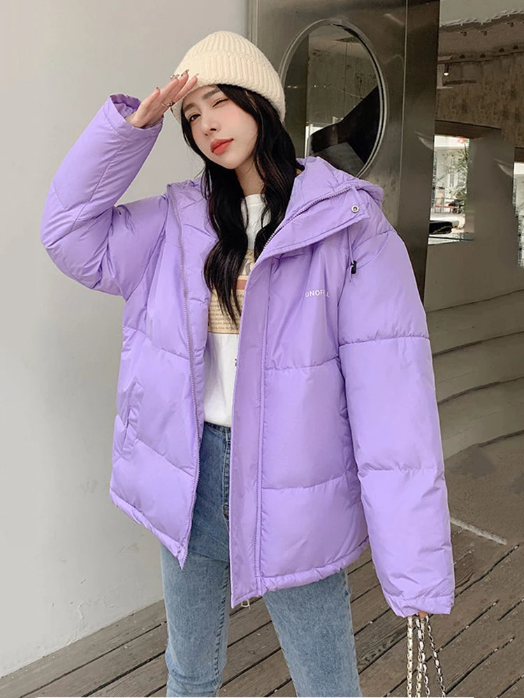 KBAT New Winter Snow Women's Coat Women Warm Parka Candy Colors Fashion Cotton Padded Jacket Oversize Female Clothing
KBAT New Winter Snow Women's Coat Women Warm Parka Candy Colors Fashion Cotton Padded Jacket Oversize Female Clothing