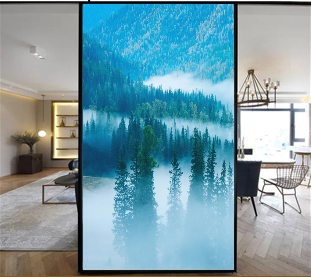 Privacy Windows Film Decorative Forest Scenery Stained Glass Window Stickers No Glue Static Cling Frosted Window Cling
Privacy Windows Film Decorative Forest Scenery Stained Glass Window Stickers No Glue Static Cling Frosted Window Cling