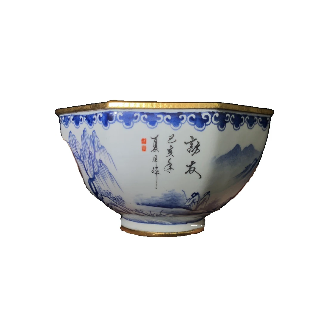 Laojunlu A Cloisonné And Enamelled Blue And Blue Landscape Bowl With Eight Treasures Chinese Traditional Style Antiques Fine
Laojunlu A Cloisonné And Enamelled Blue And Blue Landscape Bowl With Eight Treasures Chinese Traditional Style Antiques Fine