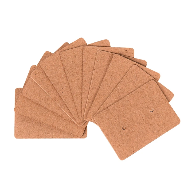 100Pcs Blank Earrings Ear Studs Tags Kraft Paper Display Card Hanging Jewelry Brown
100Pcs Blank Earrings Ear Studs Tags Kraft Paper Display Card Hanging Jewelry Brown