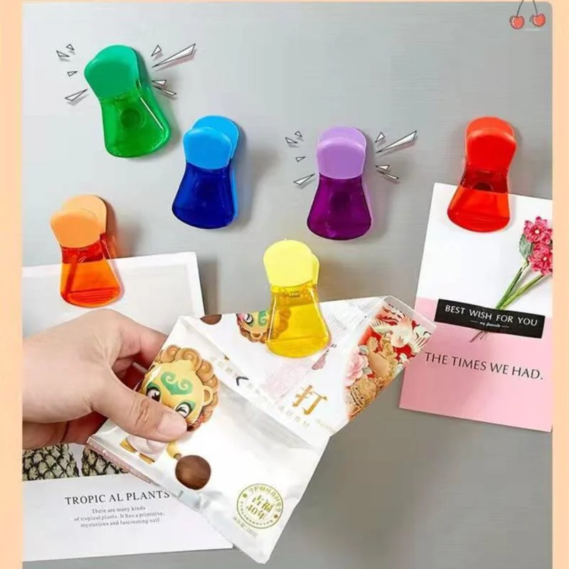 Sealing Clips Color Transparent Fridge Magnets Food Sealing Clips Bag Clips Refrigerator Decorations Kitchen Message Board
Sealing Clips Color Transparent Fridge Magnets Food Sealing Clips Bag Clips Refrigerator Decorations Kitchen Message Board