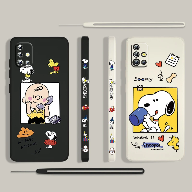 Anime Snoopy Cute Brown For Samsung Galaxy A73 A53 A33 A52 A32 A22 A71 A51 A21S A03S A50 4G 5G Liquid Left Rope Phone Case Cover
Anime Snoopy Cute Brown For Samsung Galaxy A73 A53 A33 A52 A32 A22 A71 A51 A21S A03S A50 4G 5G Liquid Left Rope Phone Case Cover