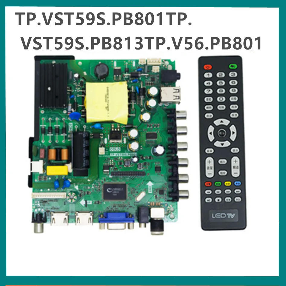 Подходит для TP. VST59S. PB801TP. VST59S. PB813TP. V56. Универсальная материнская плата PB801 LCD triad
Подходит для TP. VST59S. PB801TP. VST59S. PB813TP. V56. Универсальная материнская плата PB801 LCD triad
