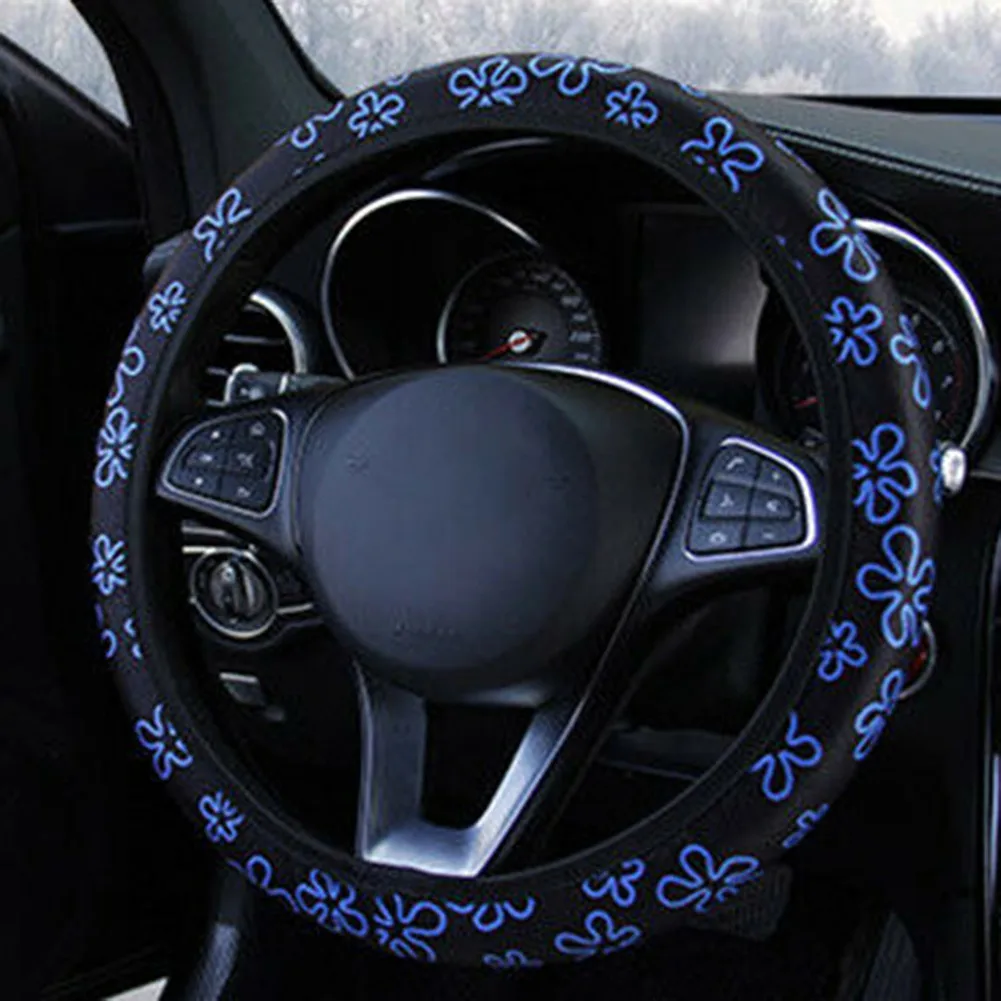 37-38cm Car Steering Wheel Cover Four Seasons Universal Steering Wheel Protector Flower Cover Car Styling
37-38cm Car Steering Wheel Cover Four Seasons Universal Steering Wheel Protector Flower Cover Car Styling