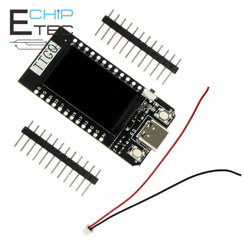 Модуль TTGO T-Display ESP32 с разъемом Type-C 1,14 дюйма и поддержкой Wi-Fi
Модуль TTGO T-Display ESP32 с разъемом Type-C 1,14 дюйма и поддержкой Wi-Fi