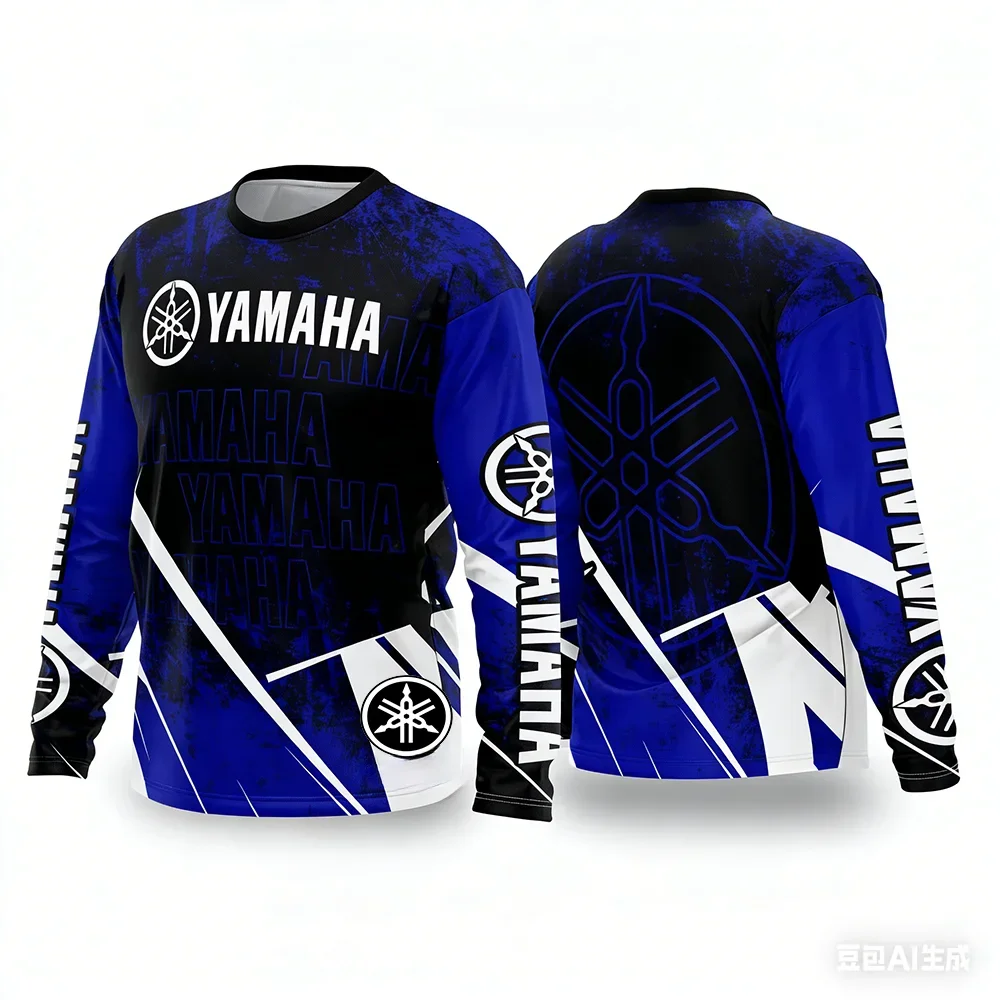 Летний мотоциклетный костюм YAMAHA для мужчин и женщин, свободный, дышащий, быстросохнущий, для бездорожья, гоночный костюм, спортивная футболка с длинными рукавами и 3D-принтом
Летний мотоциклетный костюм YAMAHA для мужчин и женщин, свободный, дышащий, быстросохнущий, для бездорожья, гоночный костюм, спортивная футболка с длинными рукавами и 3D-принтом