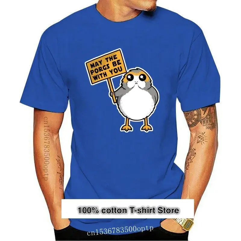 Хлопковая рубашка для мужчин и женщин, круглая рубашка с круглым вырезом, новая рубашка с рисунком, пусть Порги будут с вами
Хлопковая рубашка для мужчин и женщин, круглая рубашка с круглым вырезом, новая рубашка с рисунком, пусть Порги будут с вами