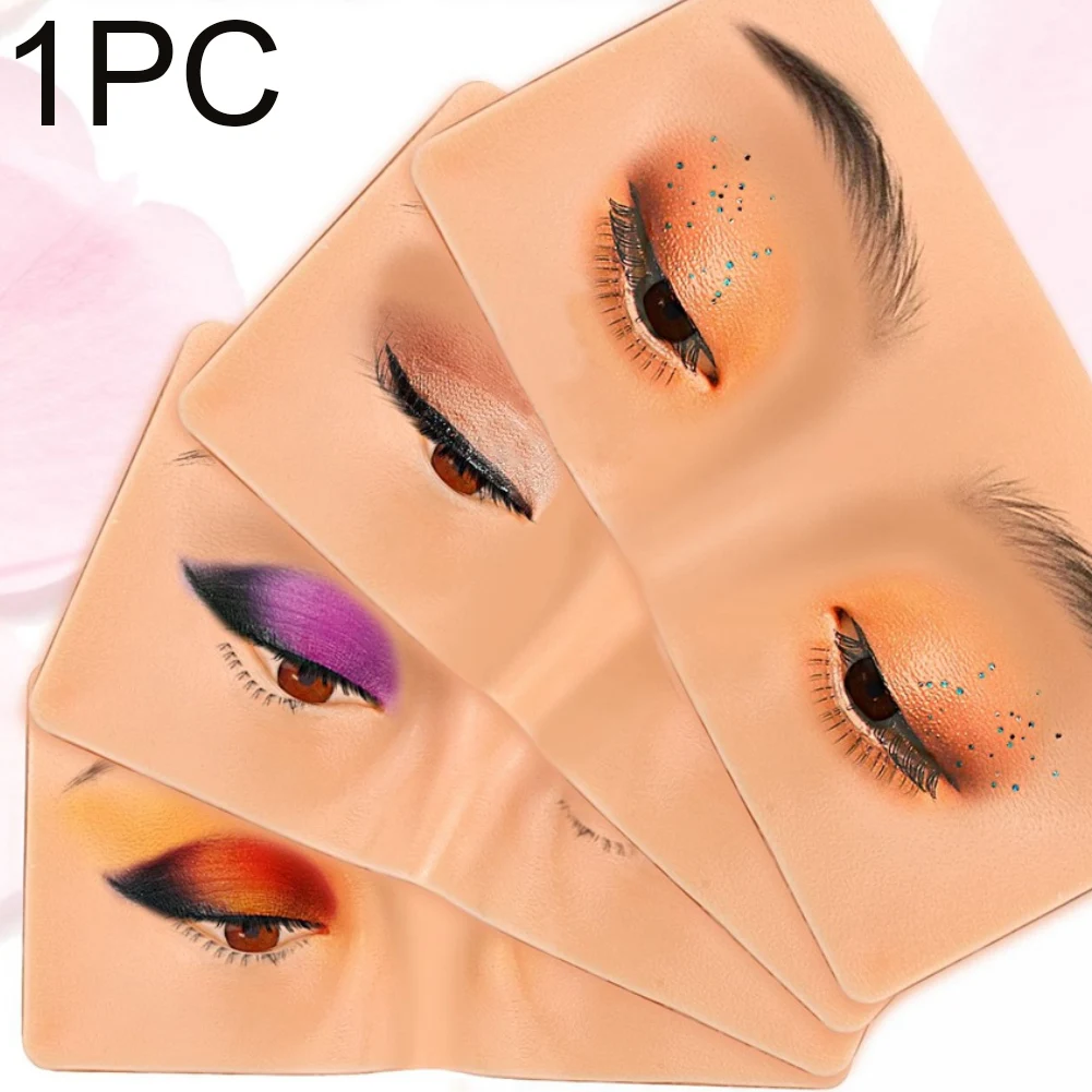 Beginner Eye Makeup Practice Board Soft Silicone Lifelike 5D Mannequin Face Professional Student Aid Smooth Durable Eyebrow Tool
Beginner Eye Makeup Practice Board Soft Silicone Lifelike 5D Mannequin Face Professional Student Aid Smooth Durable Eyebrow Tool