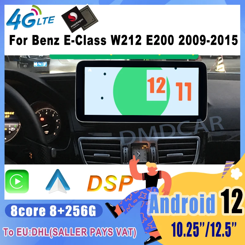 Android 12 Car Multimedia Player GPS 10.25/12.5inch Snapdragon For Mercedes Benz E Class W212 E200 E230 E260 E300 S212 2009-2016
Android 12 Car Multimedia Player GPS 10.25/12.5inch Snapdragon For Mercedes Benz E Class W212 E200 E230 E260 E300 S212 2009-2016